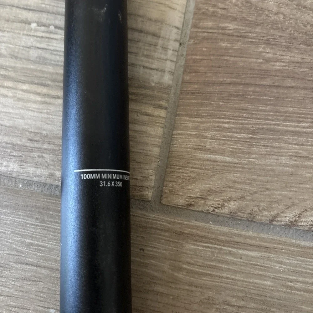 CANNONDALE‎ Four ALUMINUM SEATPOST, 31.6 X 350MM, 100mm Minimum Insert BLACK